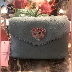 Juicy Couture brand new rare wristlet/mini purse green